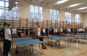 Zdjęcie dla aktualności: Mistrzostwa Powiatu w drużynowym tenisie stołowym.