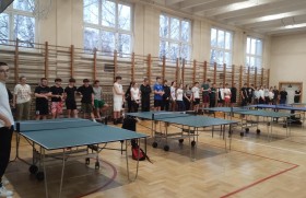 Zdjęcie dla aktualności: Mistrzostwa Powiatu w drużynowym tenisie stołowym.